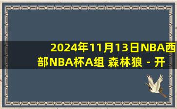 2024年11月13日NBA西部NBA杯A组 森林狼 - 开拓者 全场录像